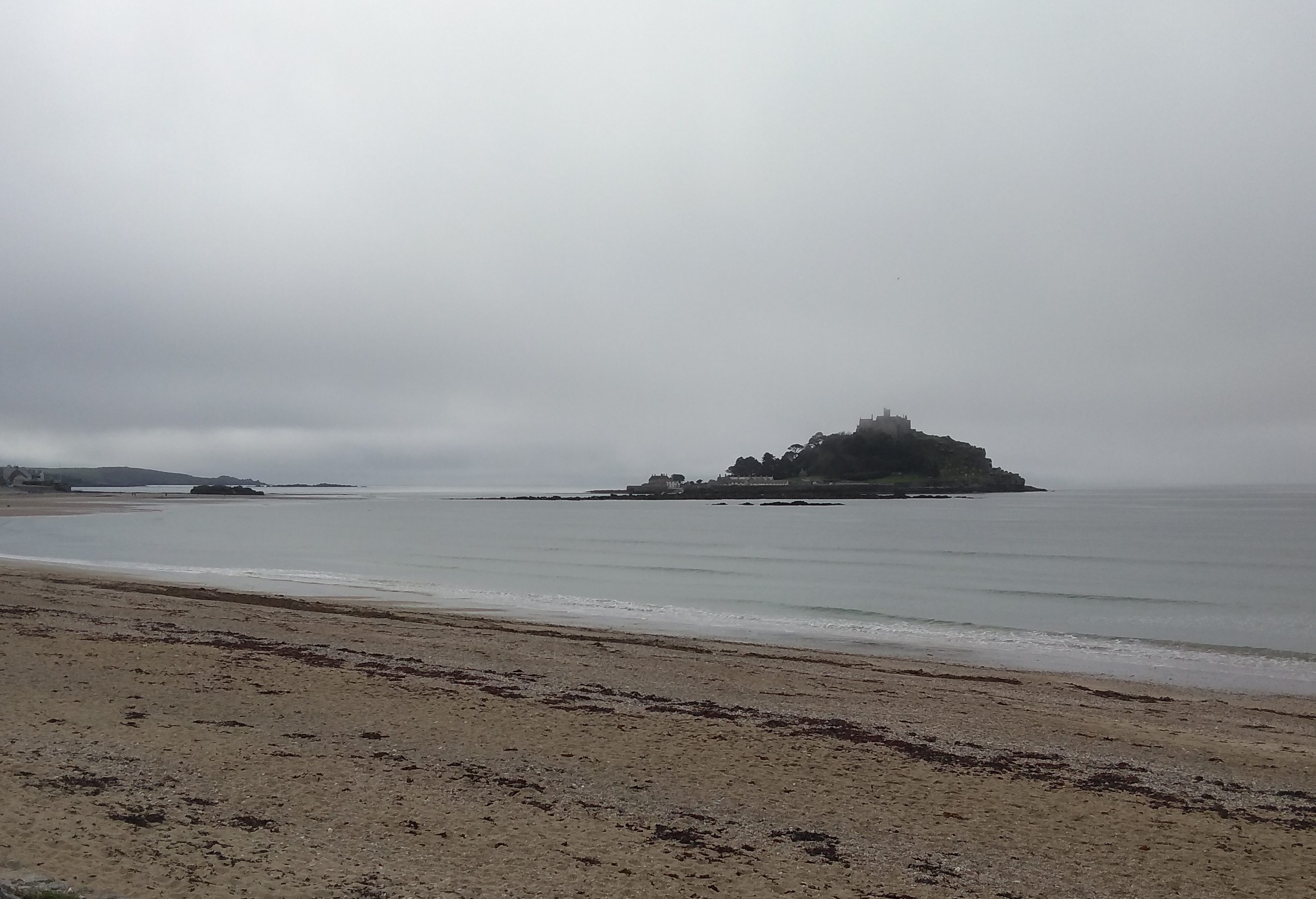 St. Micheal's Mount from the beach at Penzance