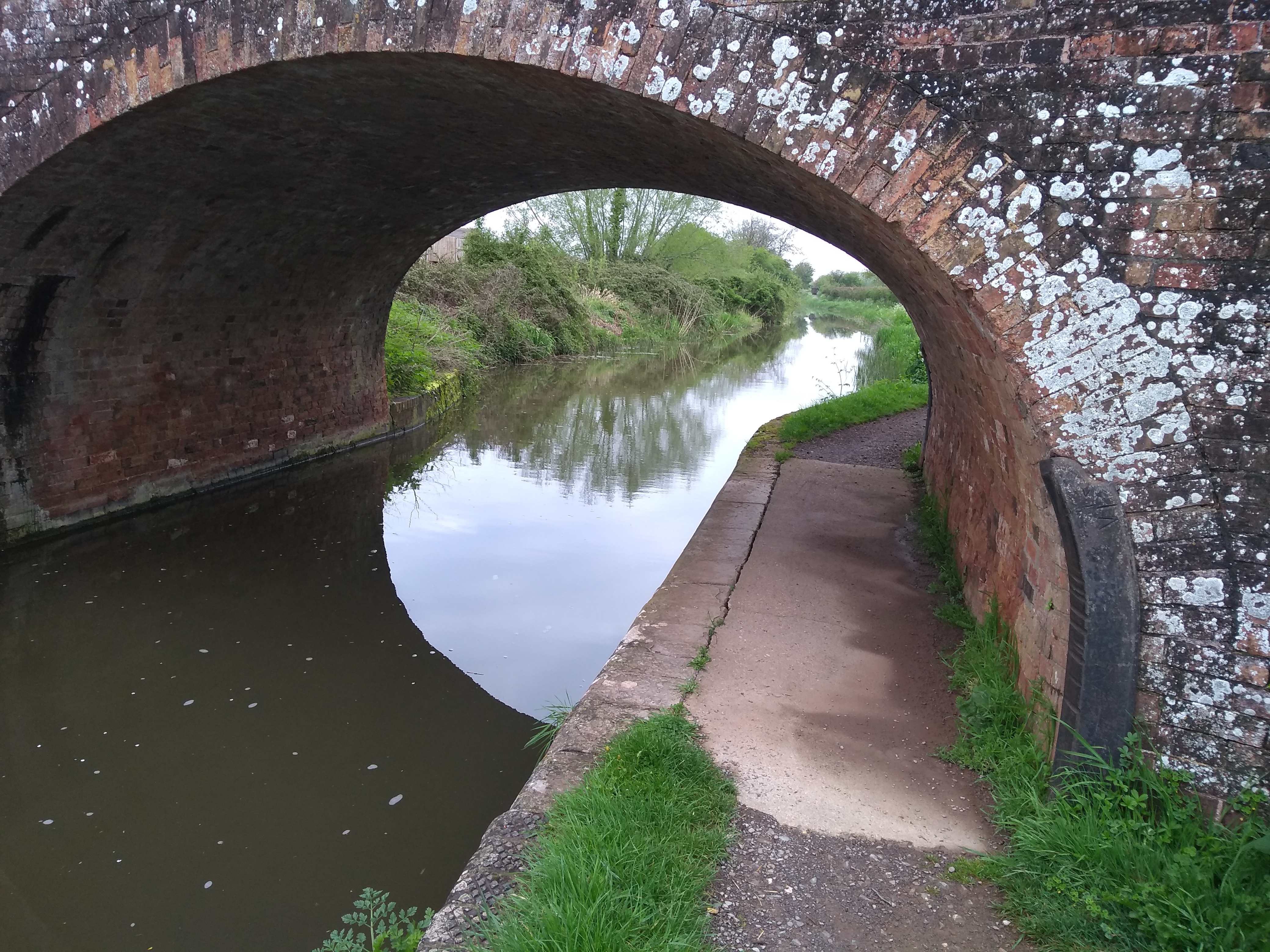 Low bridge along canal