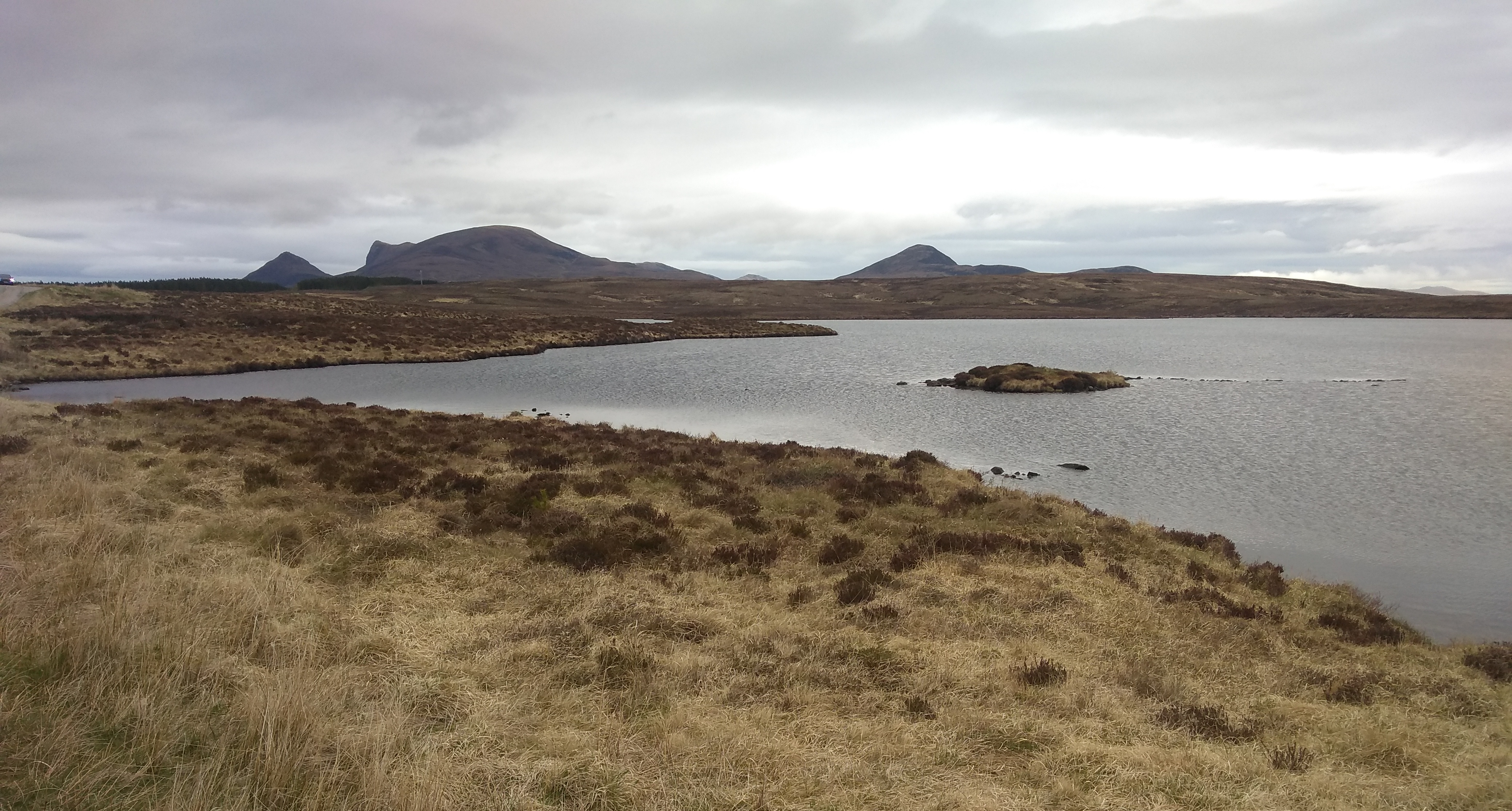 Moorland, tarn and hills