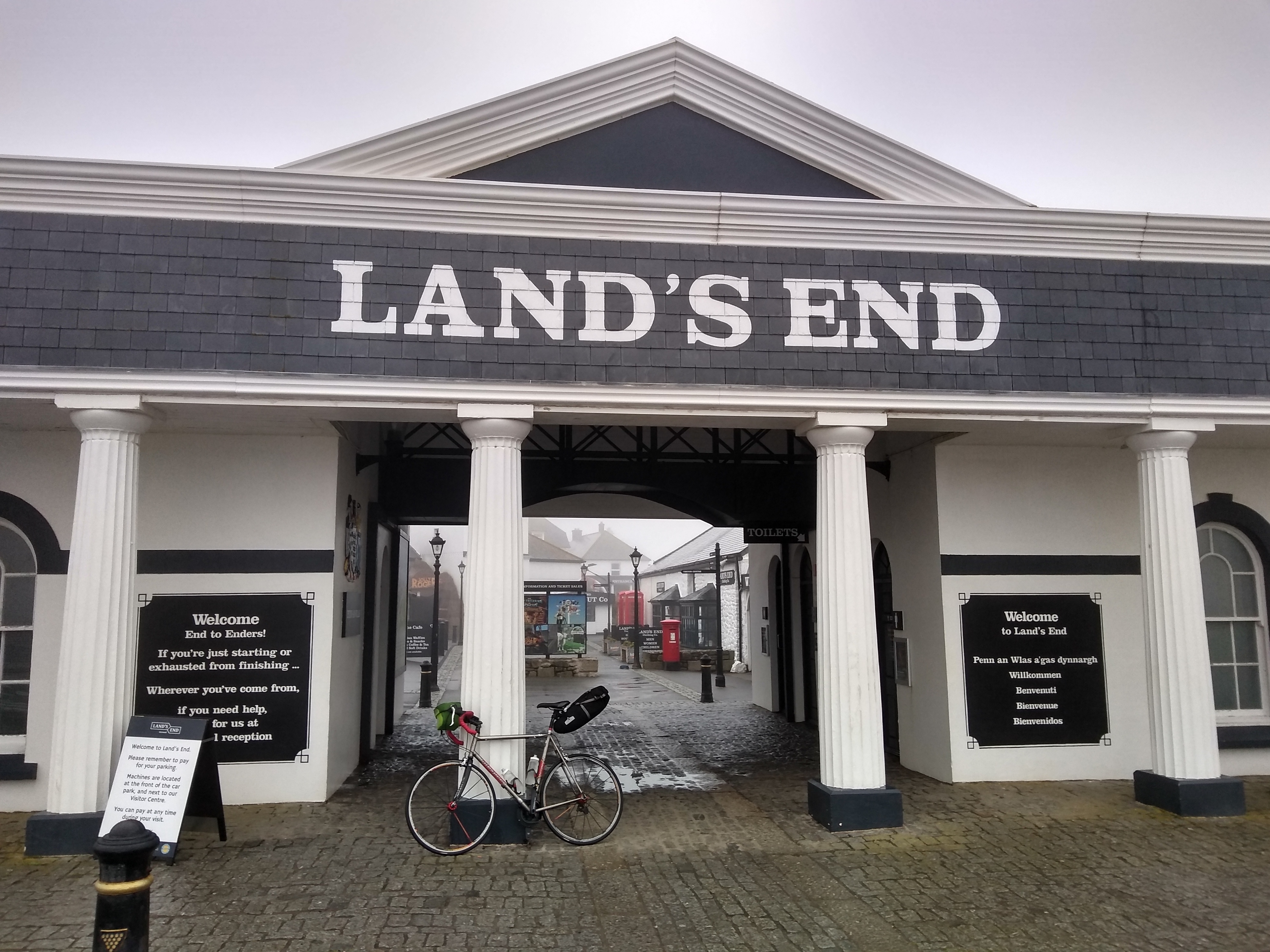 Tourist center at Land's End