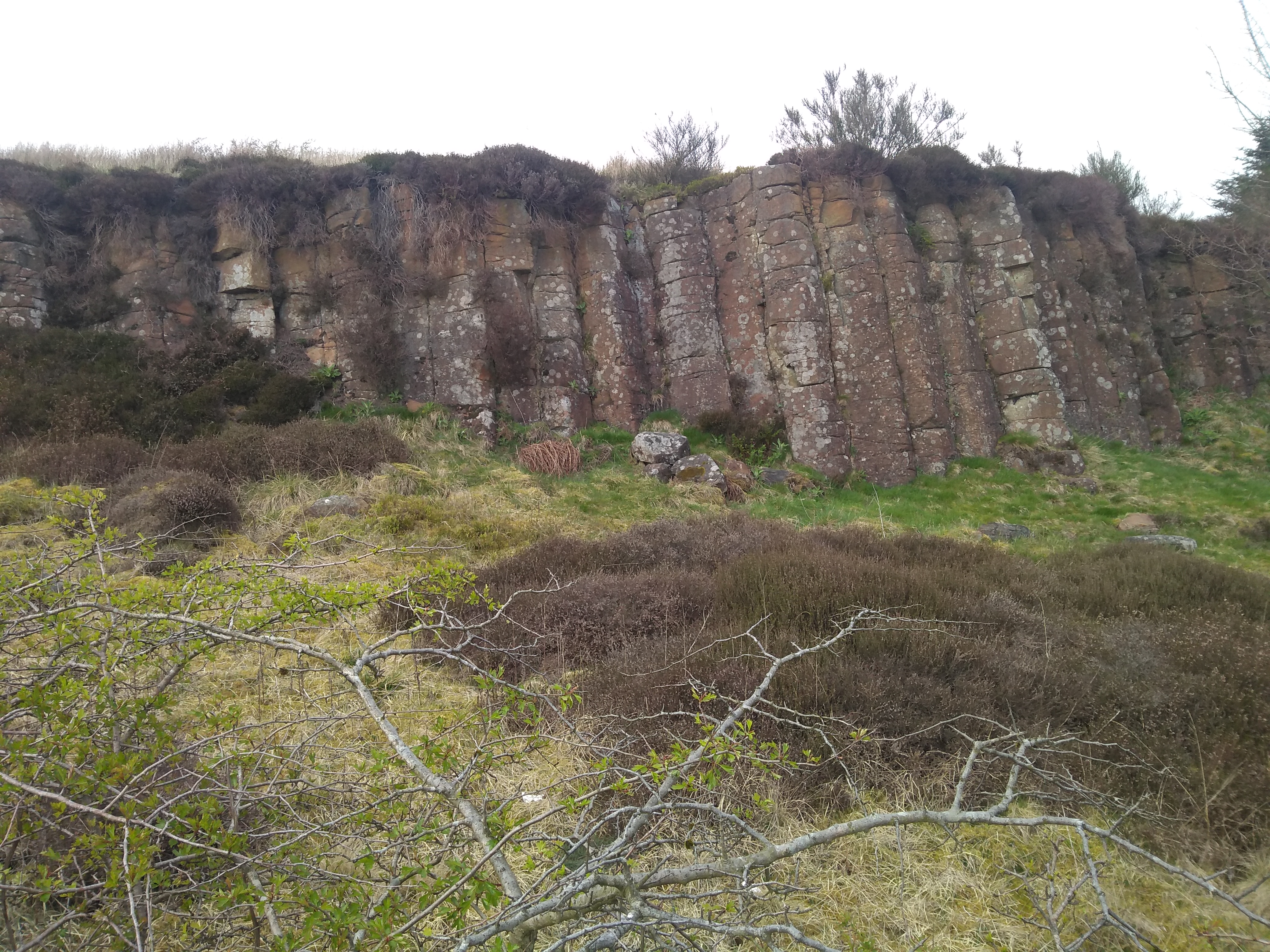 Basalt columns