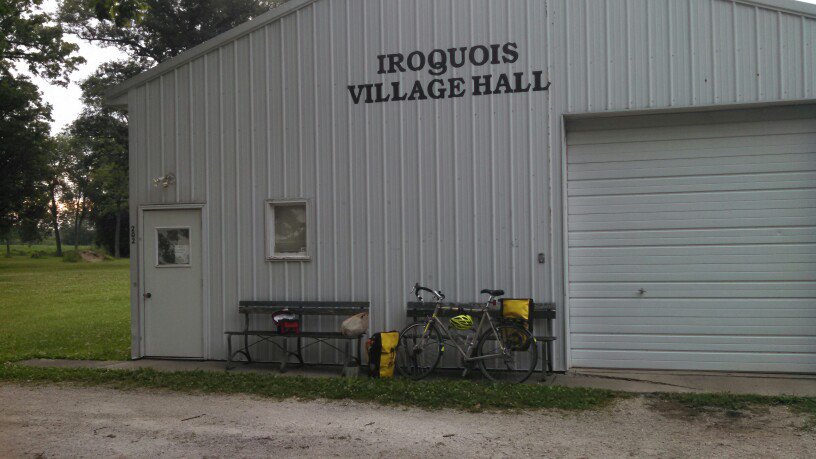 My luxury digs in the very friendly Iroquois, IL
