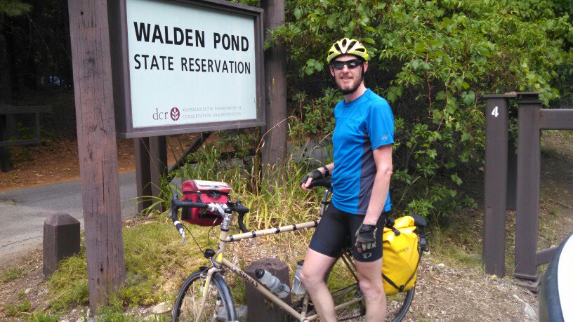 Simeon at Walden Pond