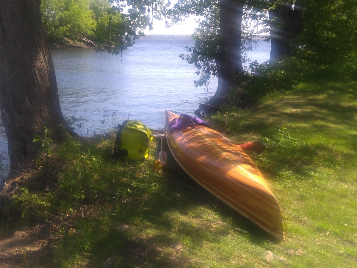 Saranac River meets Lake Champlain